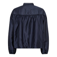 Co'Couture – Elegante donkerblauwe blouse