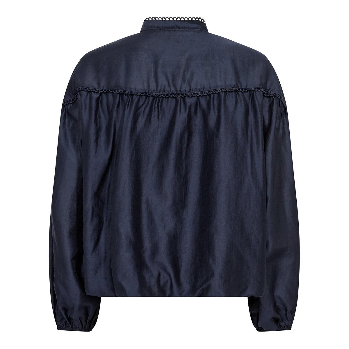 Co'Couture – Elegante donkerblauwe blouse