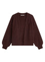 Summum bordeaux wollen vest
