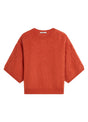 Summum oranje Trui met Kabeldetail