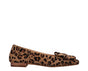 Tango ballerina met leopardprint en strik