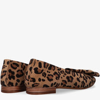 Tango ballerina met leopardprint en strik