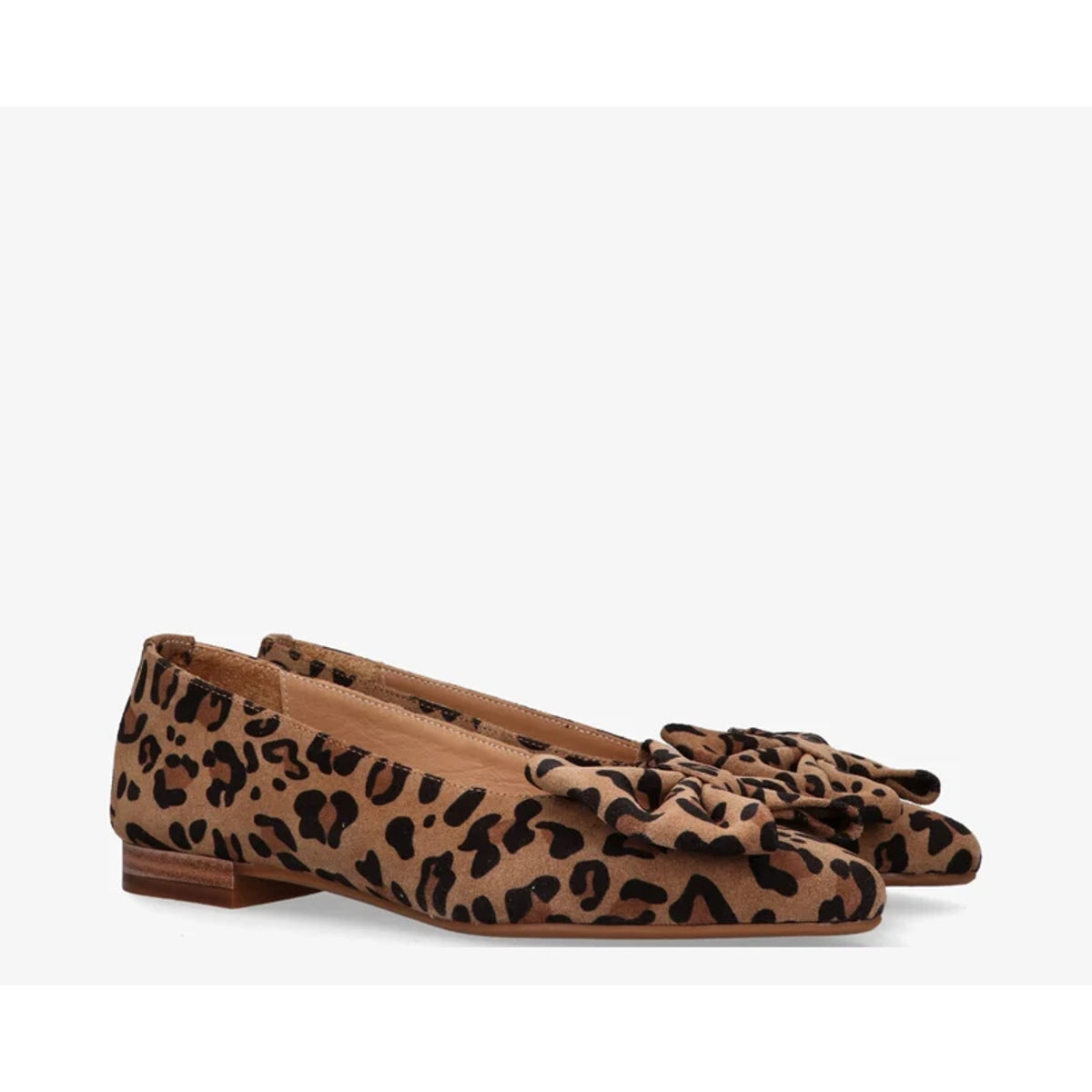 Tango ballerina met leopardprint en strik