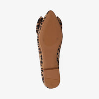 Tango ballerina met leopardprint en strik