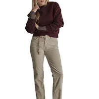 Para Mi beige rib bobby broek