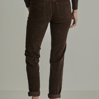 Para Mi bruine corduroy bobby broek