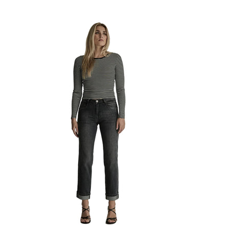 Para Mi Bibi Jeans – Donkergrijze Loose Fit