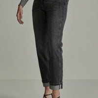 Para Mi Bibi Jeans – Donkergrijze Loose Fit