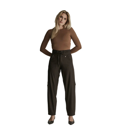 Para Mi Bruine Coco crepe broek