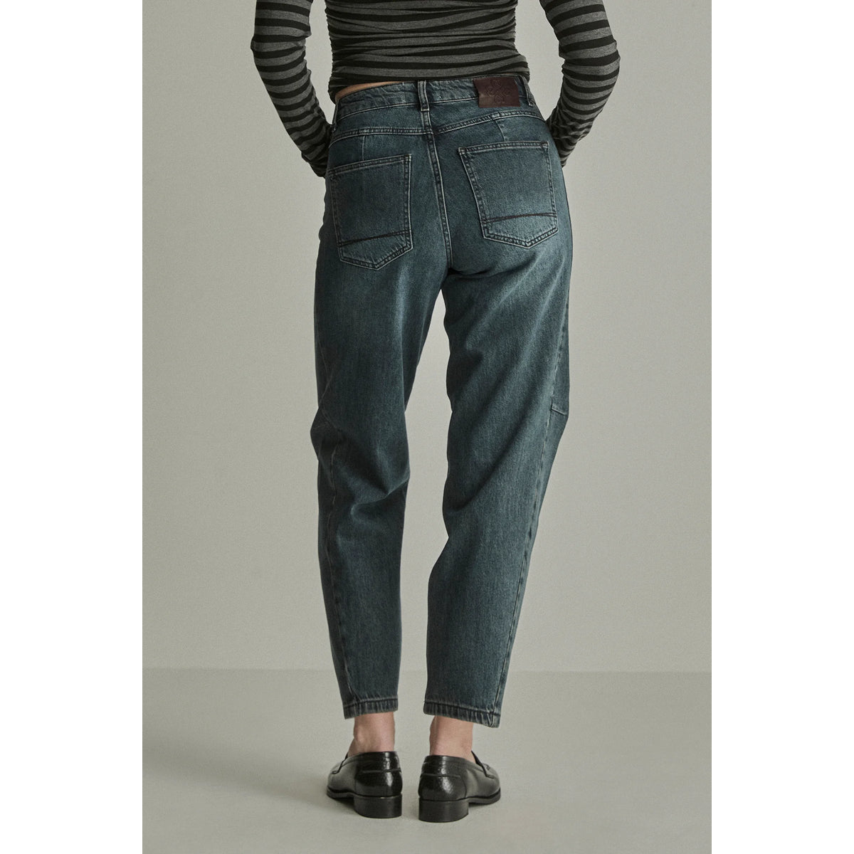 Para Mi blauw/bruine Coco barrel jeans