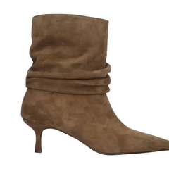 Tango beige  suéde Faya enkellaarsje taupe