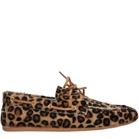 Tango moccasin met leopardprint