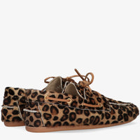 Tango moccasin met leopardprint
