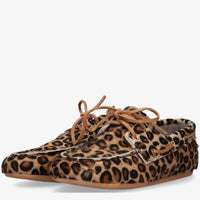 Tango moccasin met leopardprint