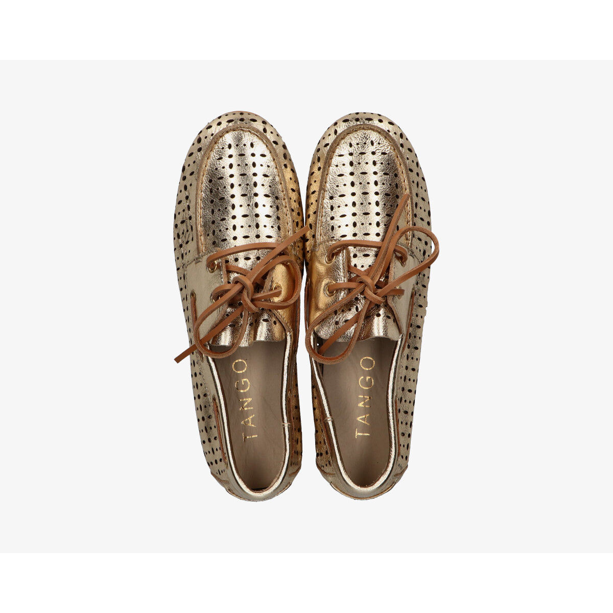 Tango goudkleurige moccasin