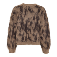 MSCH Copenhagen fluffy trui in bruin tinten