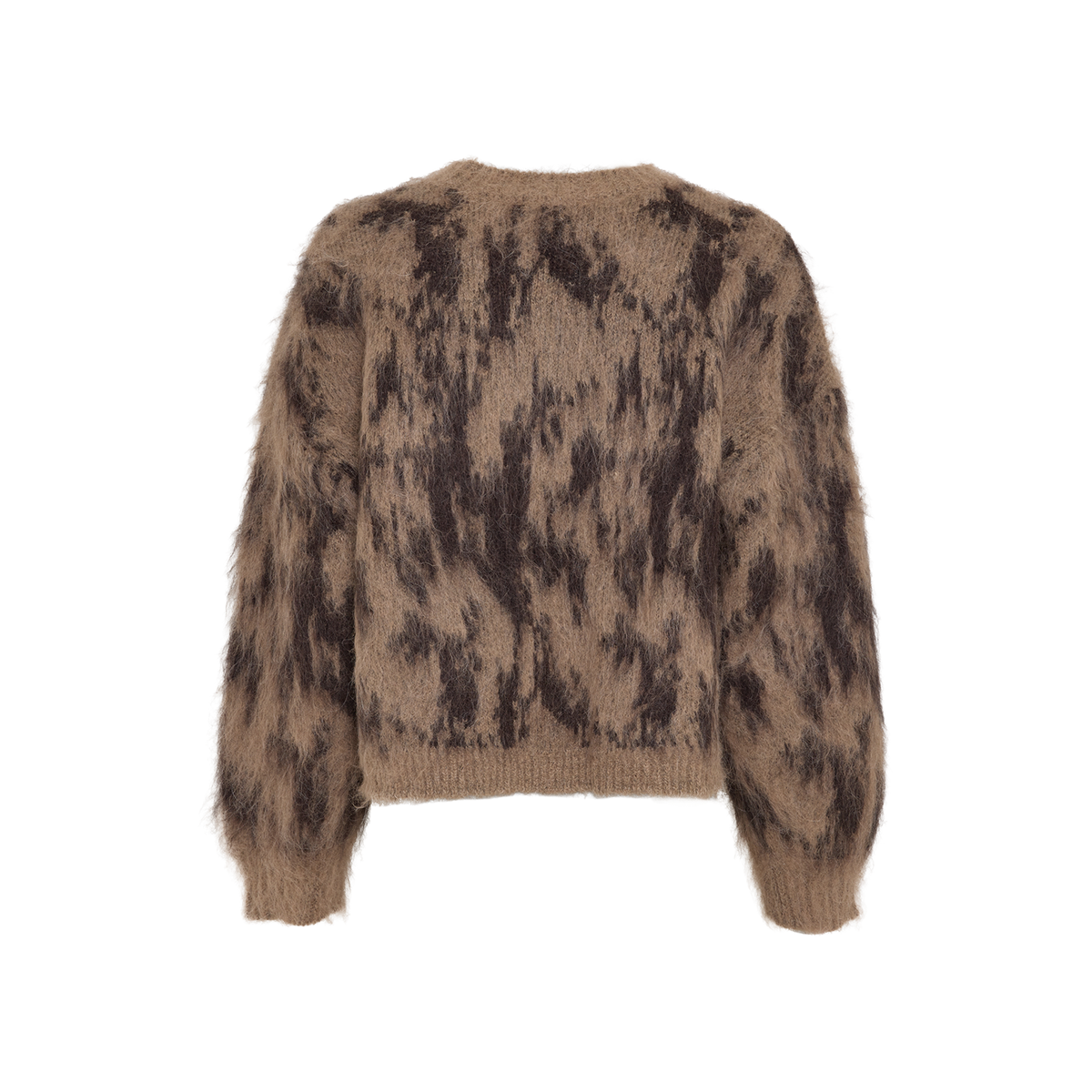 MSCH Copenhagen fluffy trui in bruin tinten