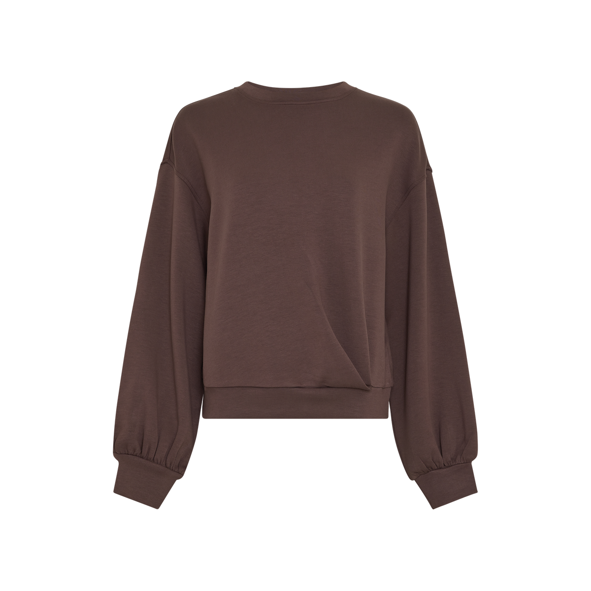MSCH Copenhagen bruine sweater met ballonmouwen