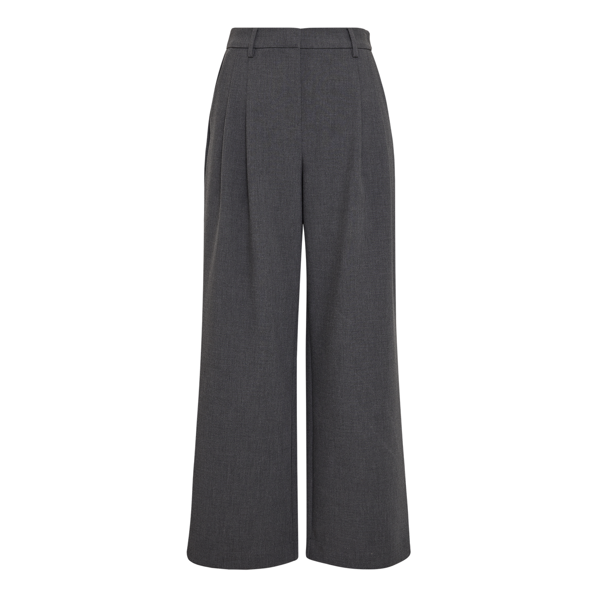 MSCH Copenhagen grijze wijde bandplooi pantalon