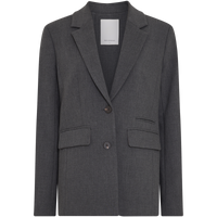 MSCH Copenhagen donkergrijze blazer met overslag op de rug