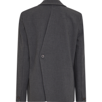 MSCH Copenhagen donkergrijze blazer met overslag op de rug