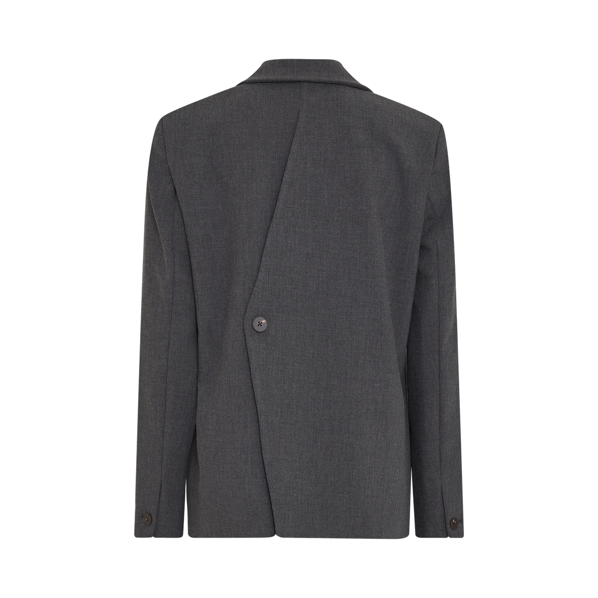 MSCH Copenhagen donkergrijze blazer met overslag op de rug