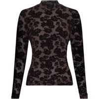 MSCH Copenhagen Mesh bloemen top met col