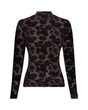 MSCH Copenhagen Mesh bloemen top met col