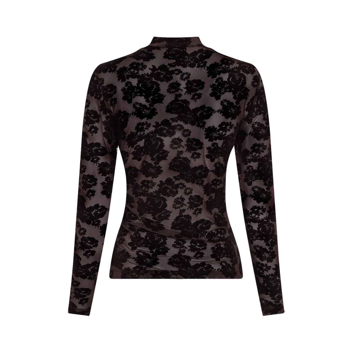 MSCH Copenhagen Mesh bloemen top met col