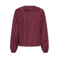 MSCH Copenhagen rode blouse met ruches