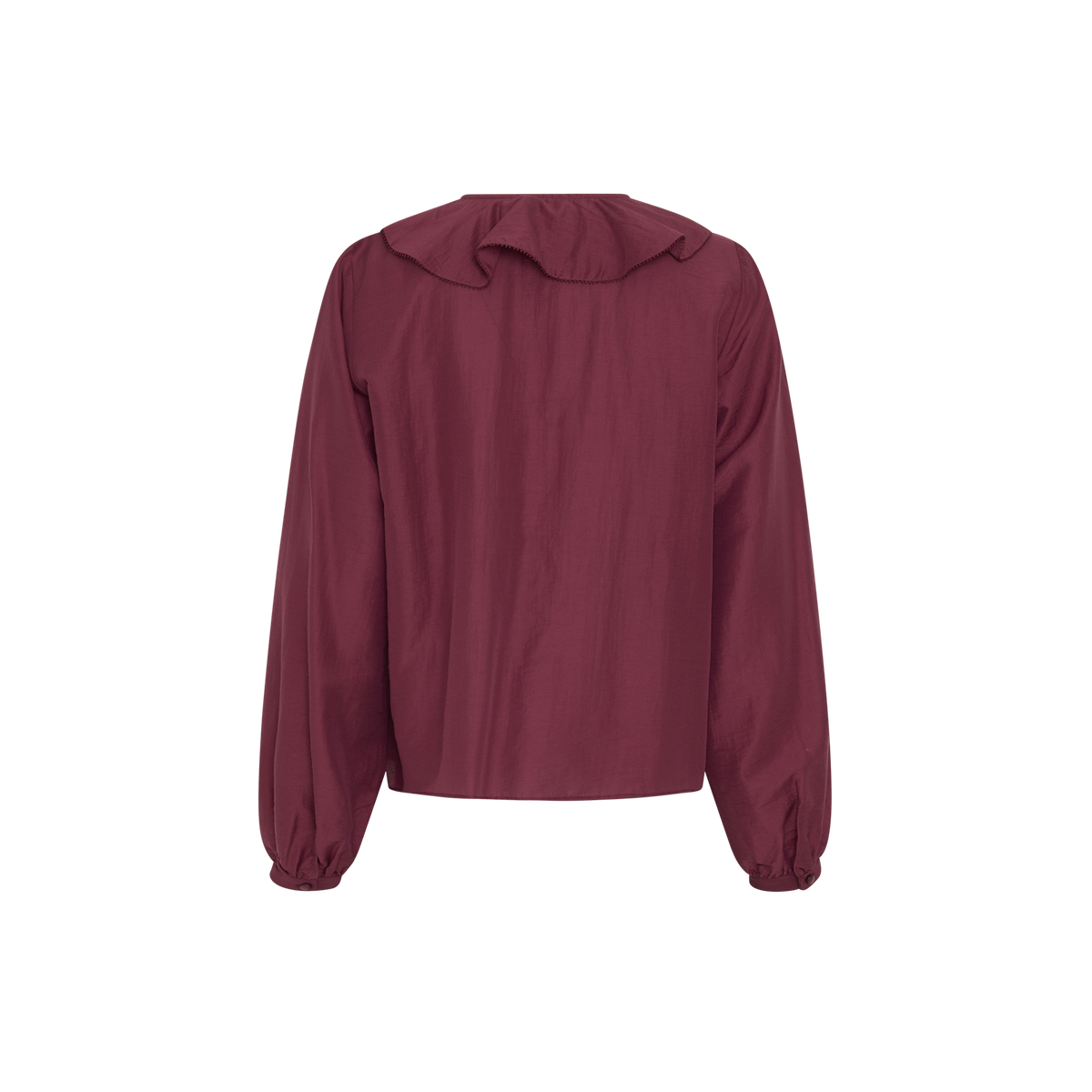 MSCH Copenhagen rode blouse met ruches
