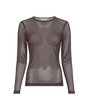 MSCH Copenhagen bruin mesh shirt