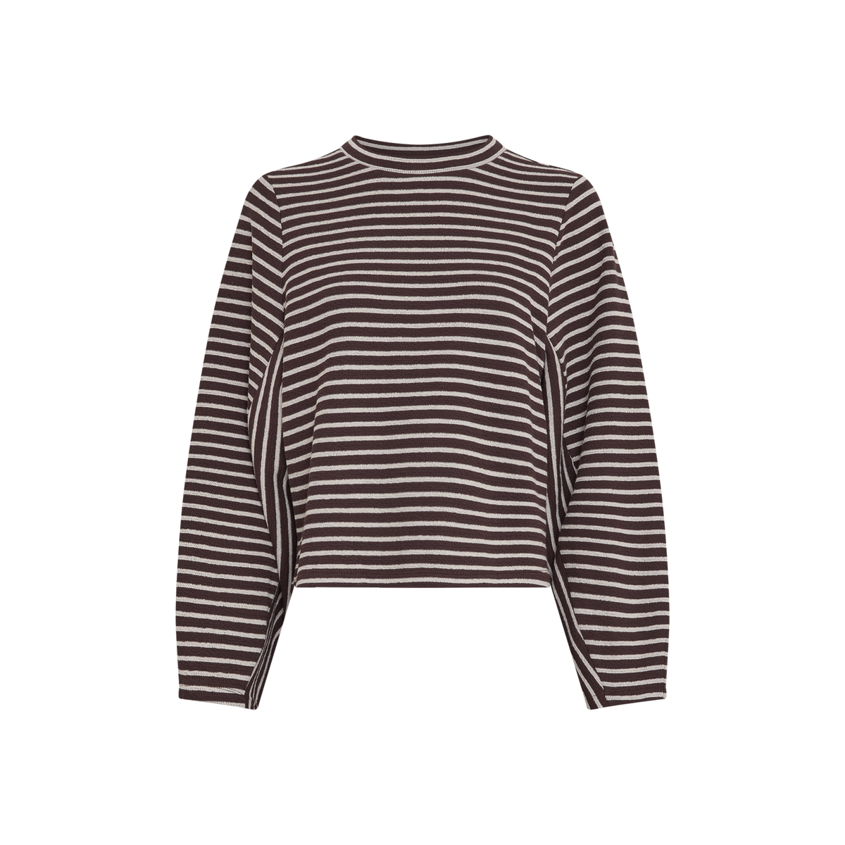 MSCH Copenhagen bruin/creme gestreepte sweater