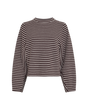 MSCH Copenhagen bruin/creme gestreepte sweater