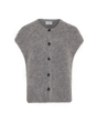 MSCH Copenhagen grijs wollen mouwloos vest
