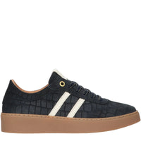 Tango sneaker donkerblauw croco