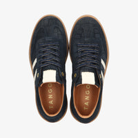 Tango sneaker donkerblauw croco
