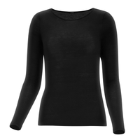 Oroblu zwart shirt met lange mouwen
