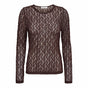 Co'Couture Kanttop – Donkerbruin