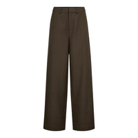 Co'Couture Wide Leg Pantalon – Donkerbruin