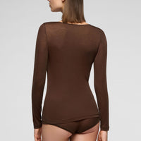 Oroblu bruin shirt lange mouwen
