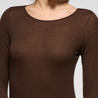 Oroblu bruin shirt lange mouwen