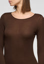 Oroblu bruin shirt lange mouwen