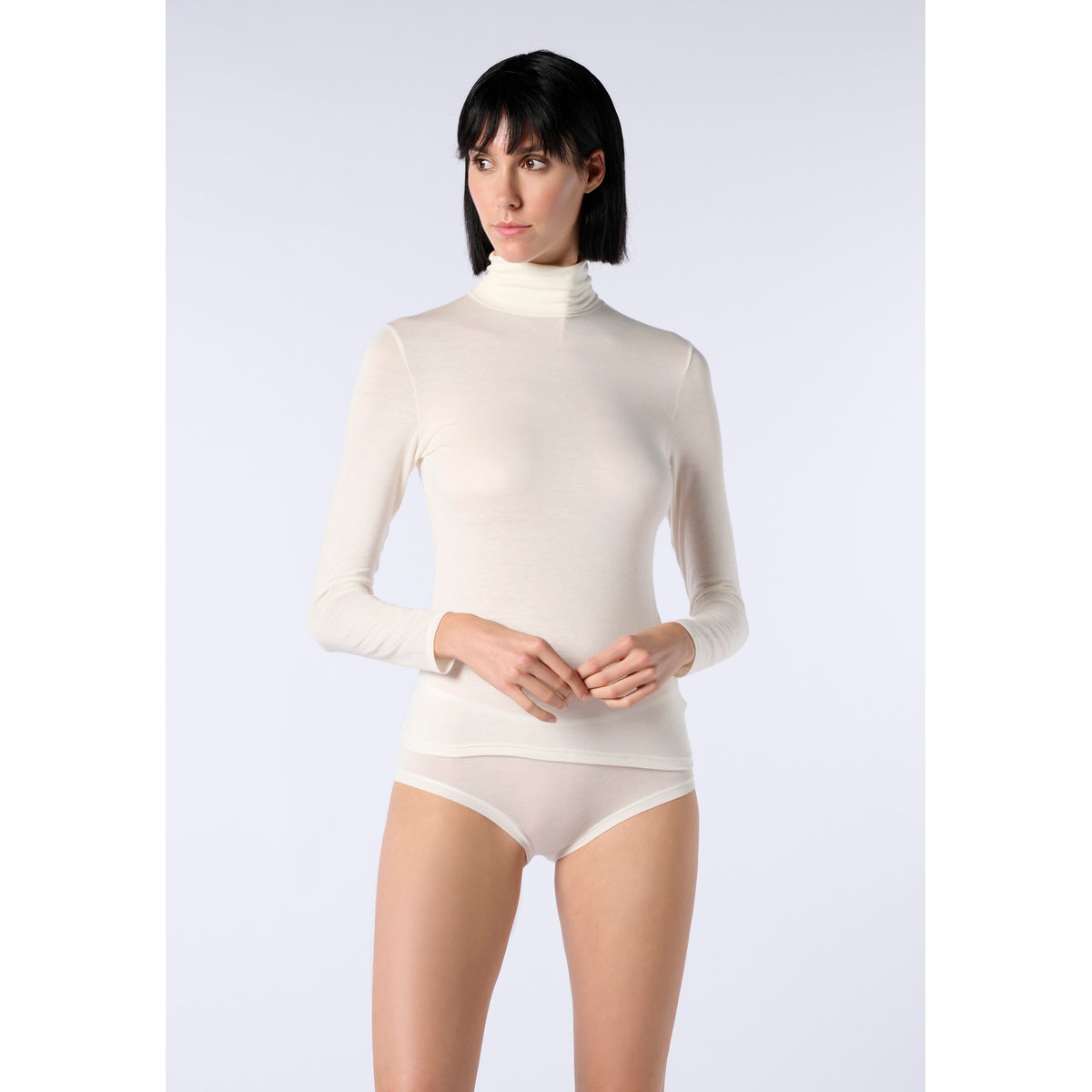 Oroblu ivory turtle shirt