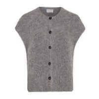 MSCH Copenhagen lichtgrijs fluffy vest