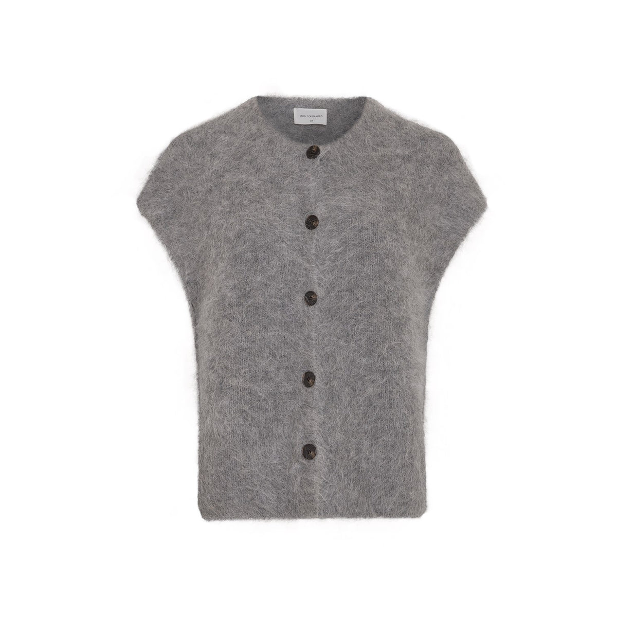 MSCH Copenhagen lichtgrijs fluffy vest