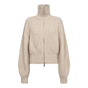 Co ' Couture Gebreid Vest met Rits – Beige