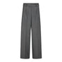 Co´ Couture grijze pantalon met plooien