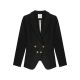 Summum korte zwarte punto milano blazer