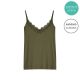 Summum Classic top met kant/ ivy green